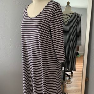 Striped Shift Dress